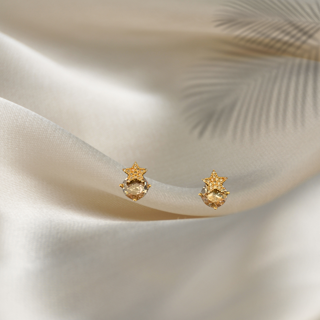 Small Star Shaped Earrings for Girls