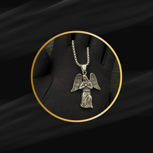 Angel Mother Mary Pendant with Chain