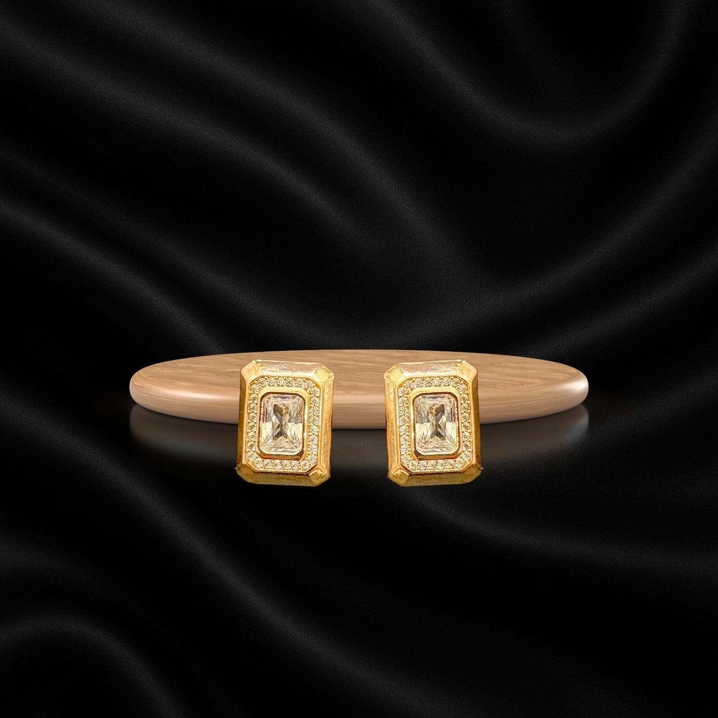 Gold-Plated Stud Earrings for Women