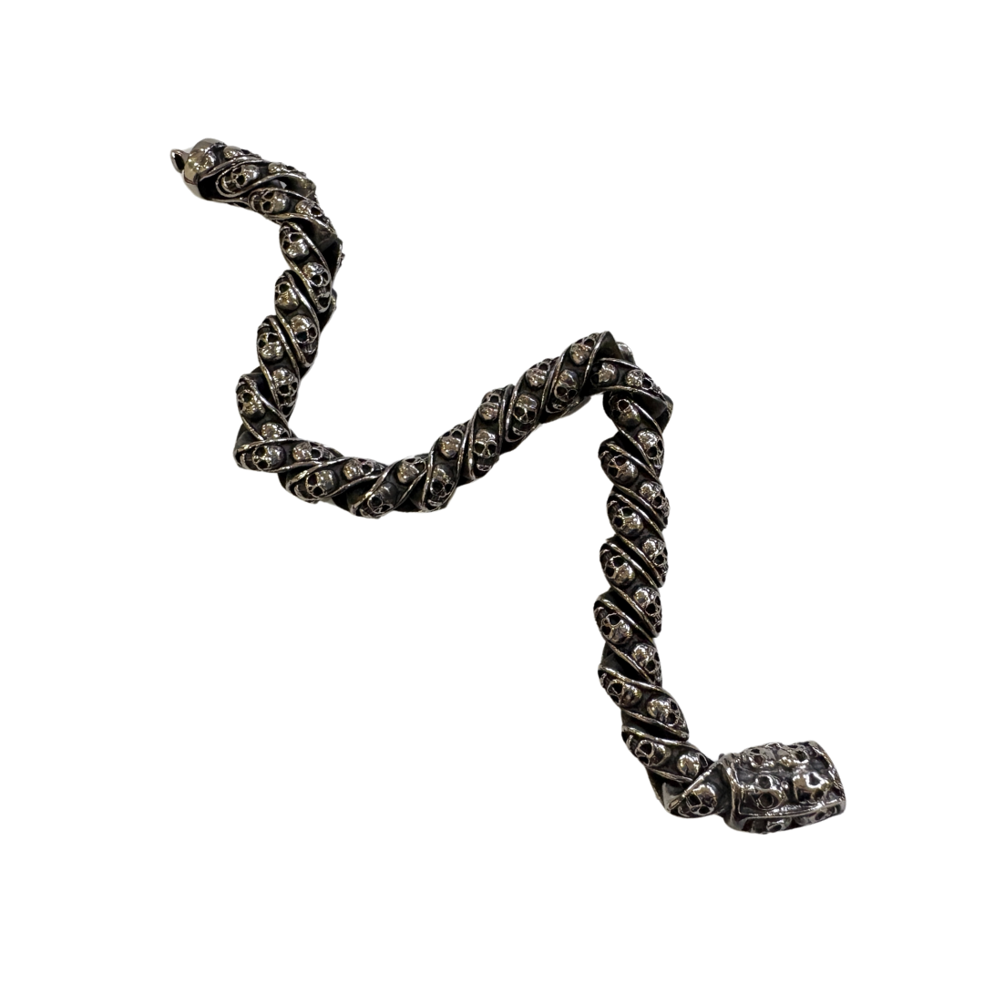 GHOST HEAD - Titanium Steel Bracelet, Skull Head Bracelet for Men & Boy