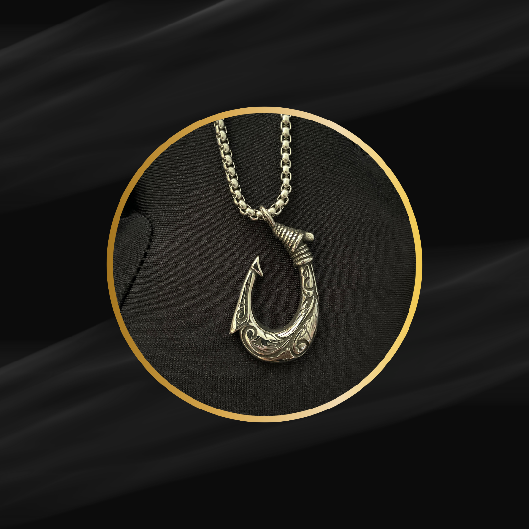 Ivory Trumpet Pendant with Chain