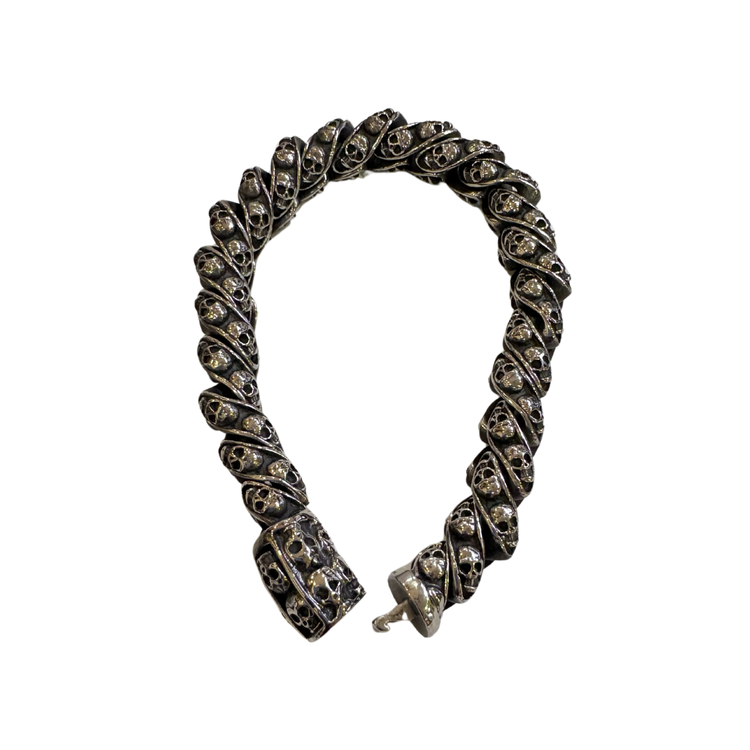 GHOST HEAD - Titanium Steel Bracelet, Skull Head Bracelet for Men & Boy