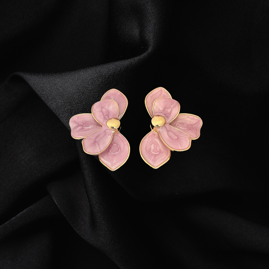 Enamel Butterfly Wing Earrings