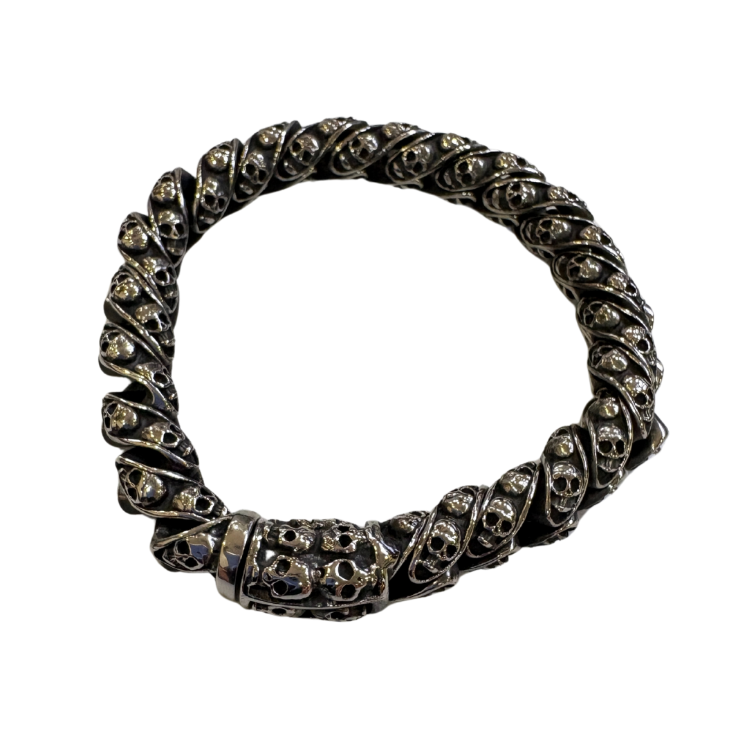 GHOST HEAD - Titanium Steel Bracelet, Skull Head Bracelet for Men & Boy