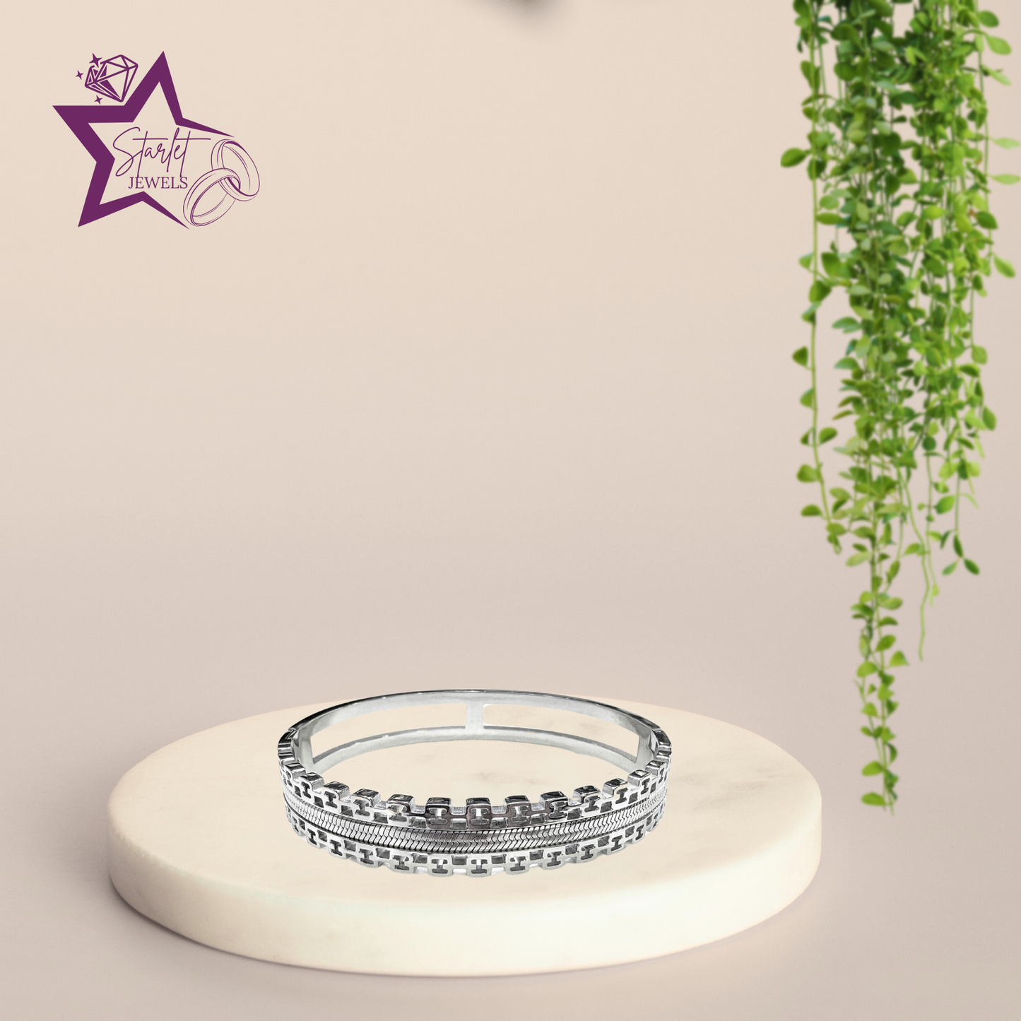 Intricate Geometric Patterns Bracelet