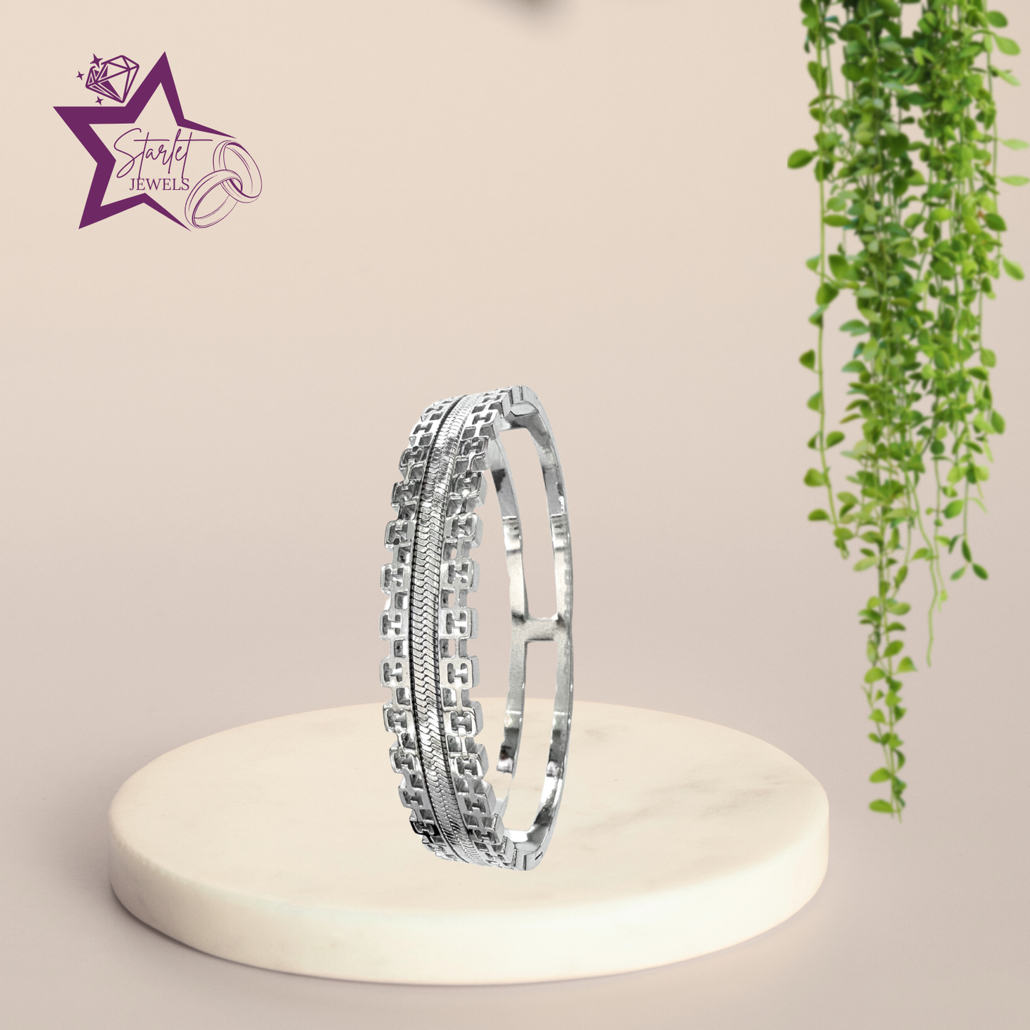 Intricate Geometric Patterns Bracelet
