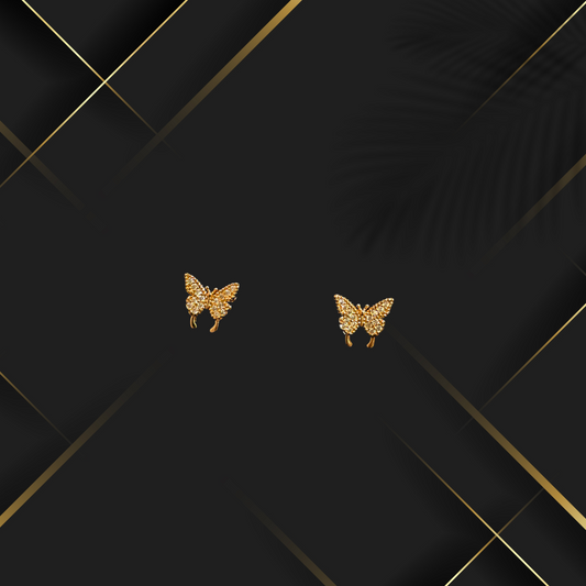 Small Butterfly Earrings for Girls