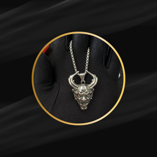 Night King Monster Face Pendant & Chain