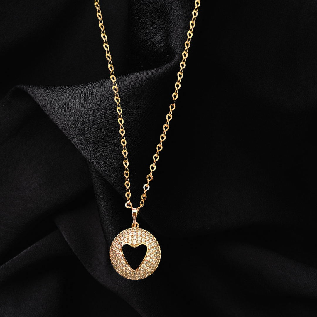 Hollow Shape Pendant Chain