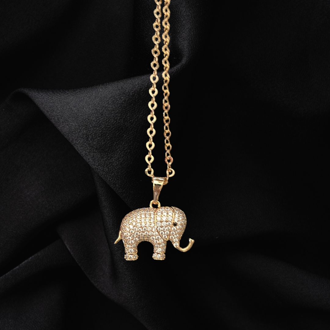 Lucky Charm Elephant Necklace