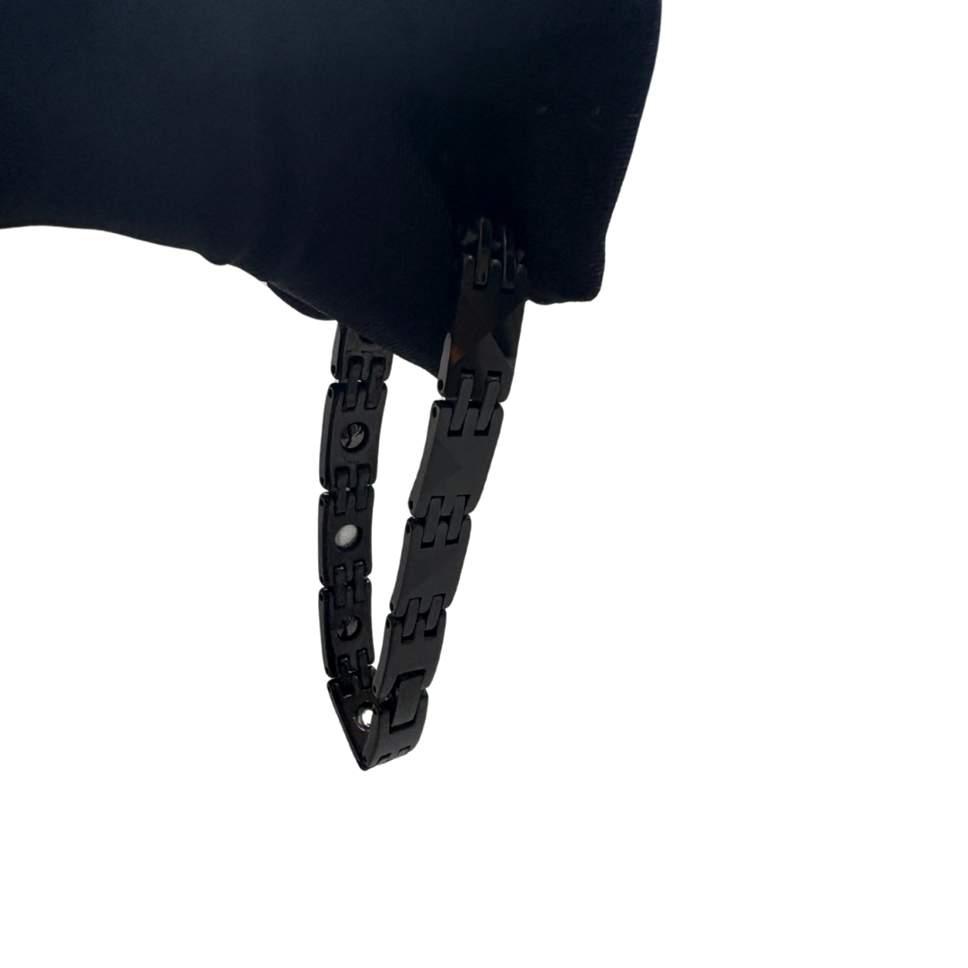 Unisex Premium Ceramic Chain Bracelet | Black