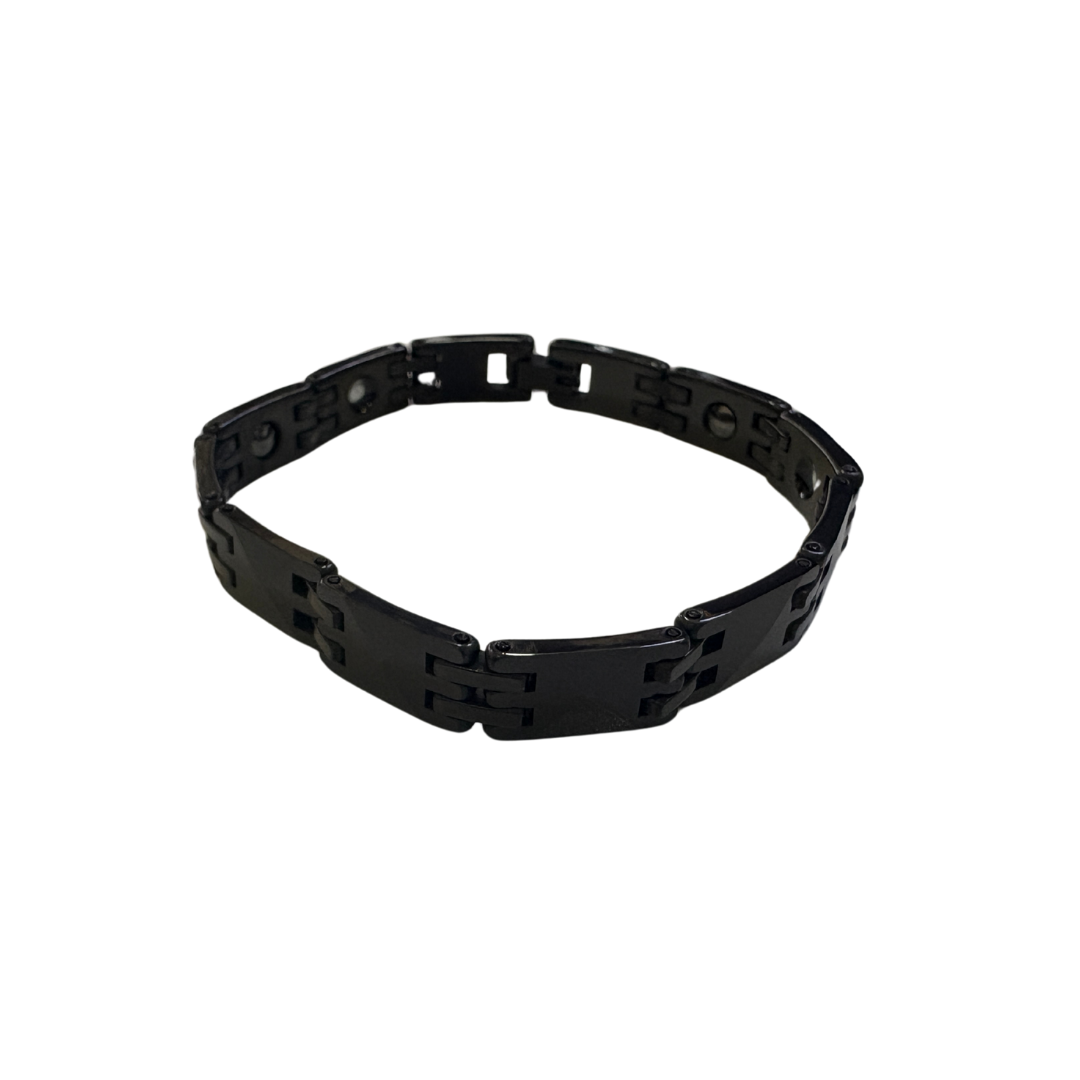 Unisex Premium Ceramic Chain Bracelet | Black
