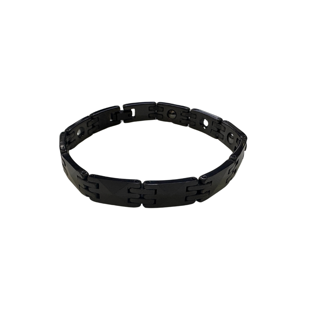 Unisex Premium Ceramic Chain Bracelet | Black