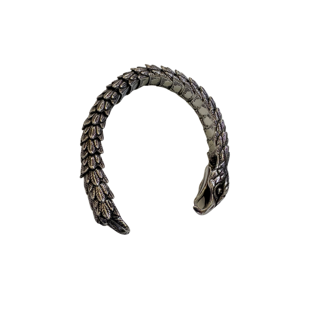 Viking Eagle Head Pure Titanium Premium Steel Bracelet