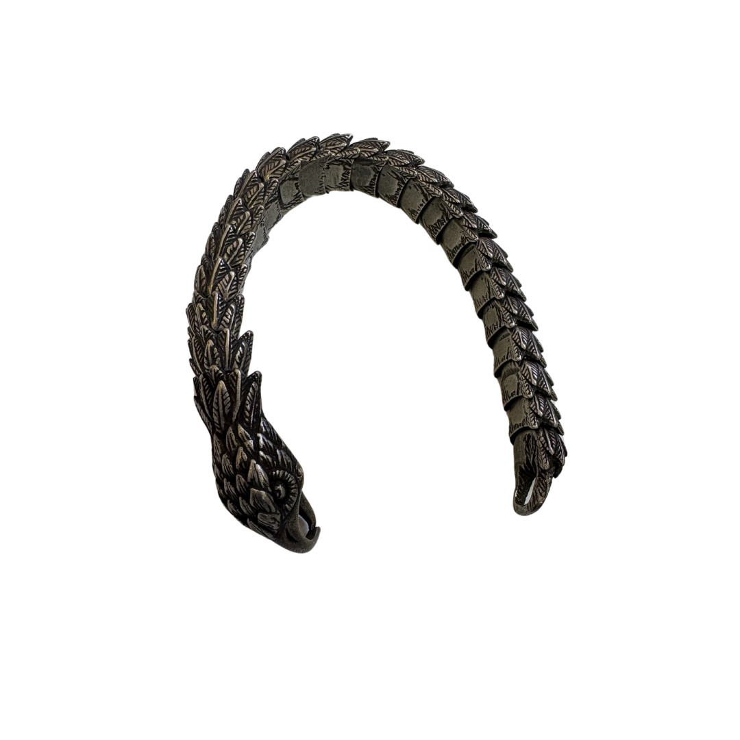 Viking Eagle Head Pure Titanium Premium Steel Bracelet