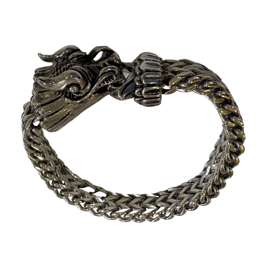 VIKING DRAGON HEAD | Pure Titanium Steel Bracelet, American trending Style