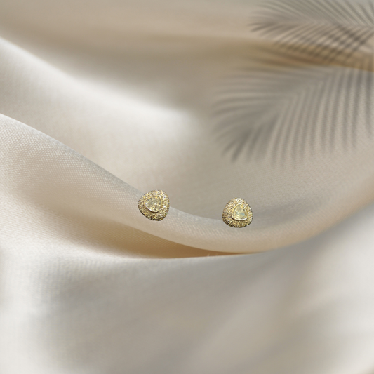 AD Studded Ear Tops for Girls