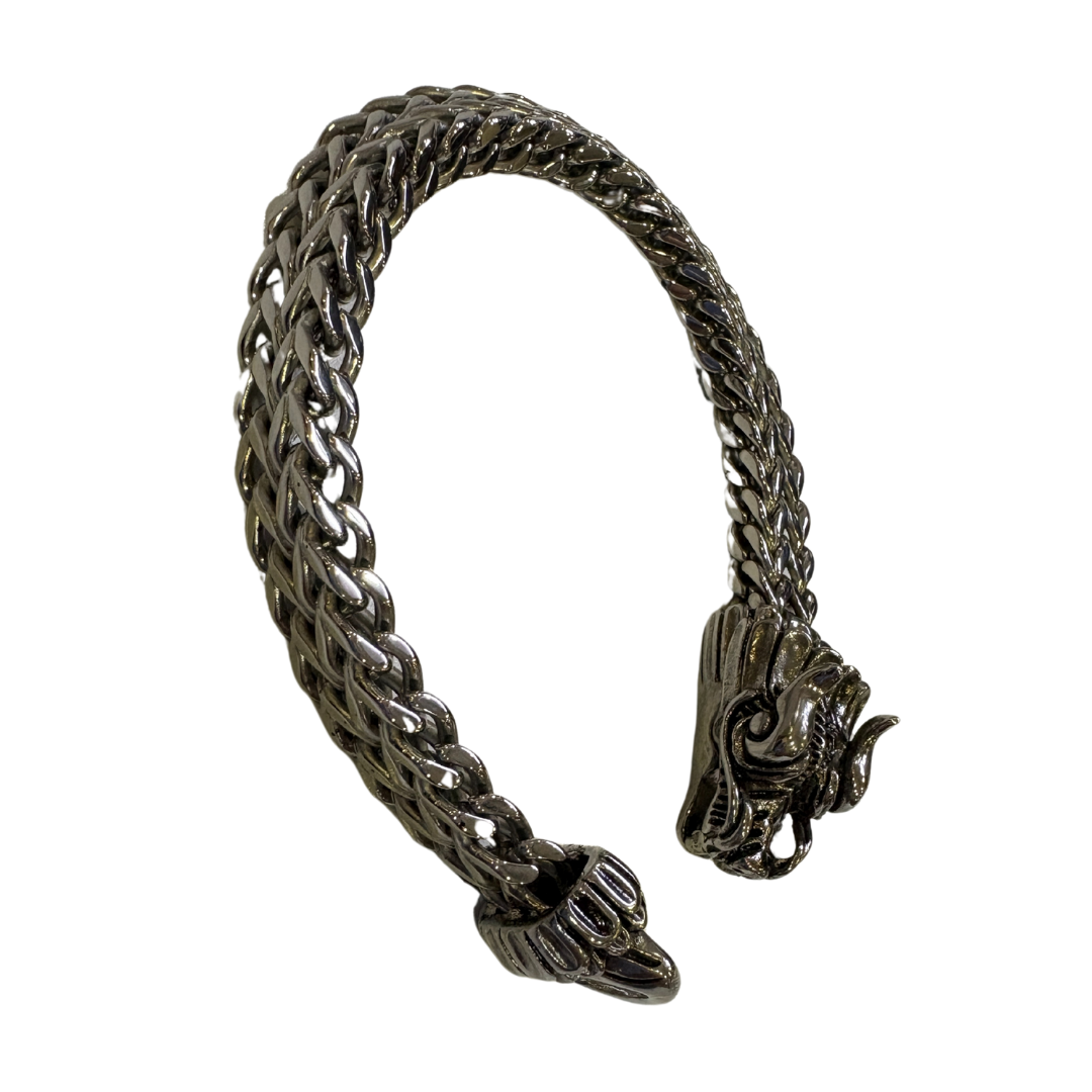 VIKING DRAGON HEAD | Pure Titanium Steel Bracelet, American trending Style