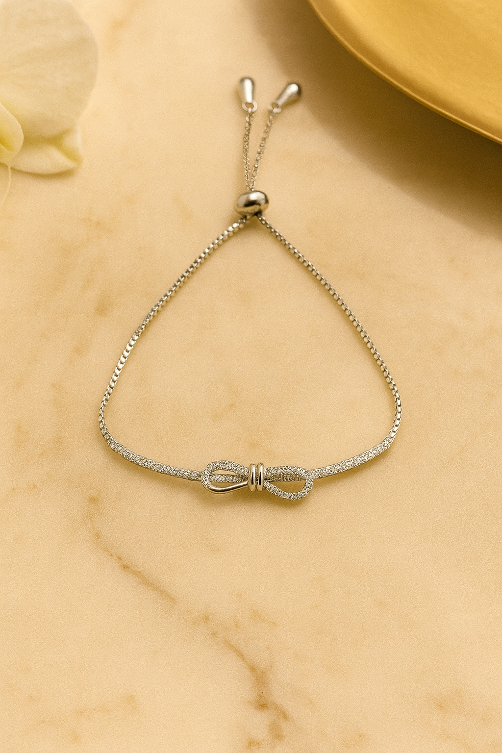 Elegant Sparkling Chic Bow Knot Adjustable Bracelet