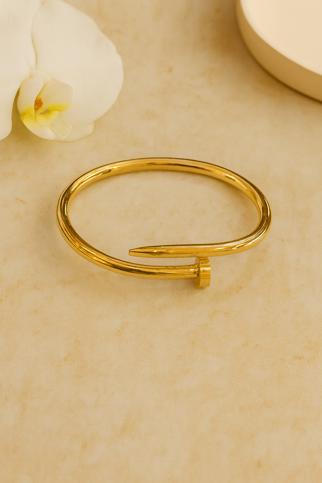 Cartier-Inspired Nail Cuff Bracelet