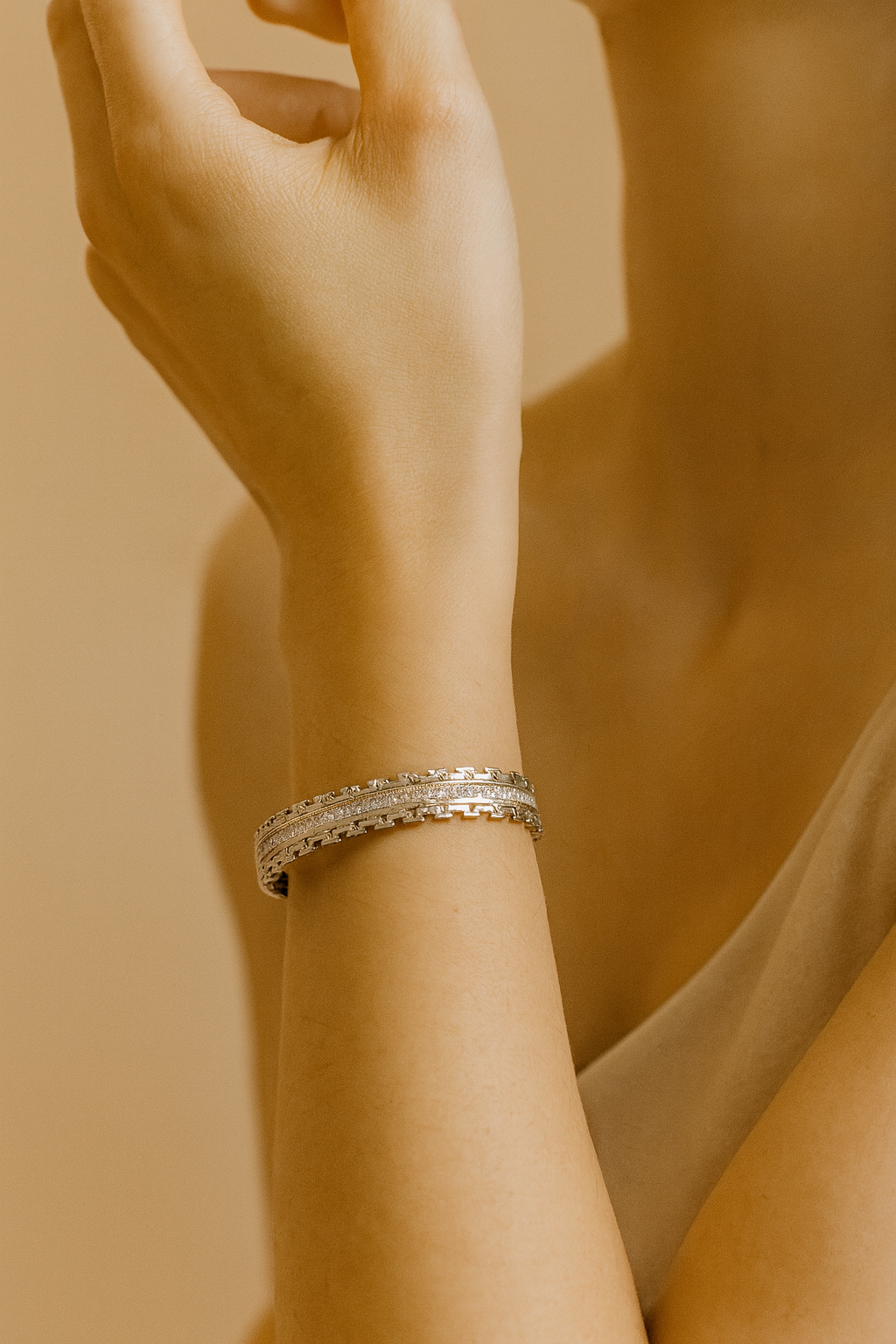Intricate Geometric Patterns Bracelet