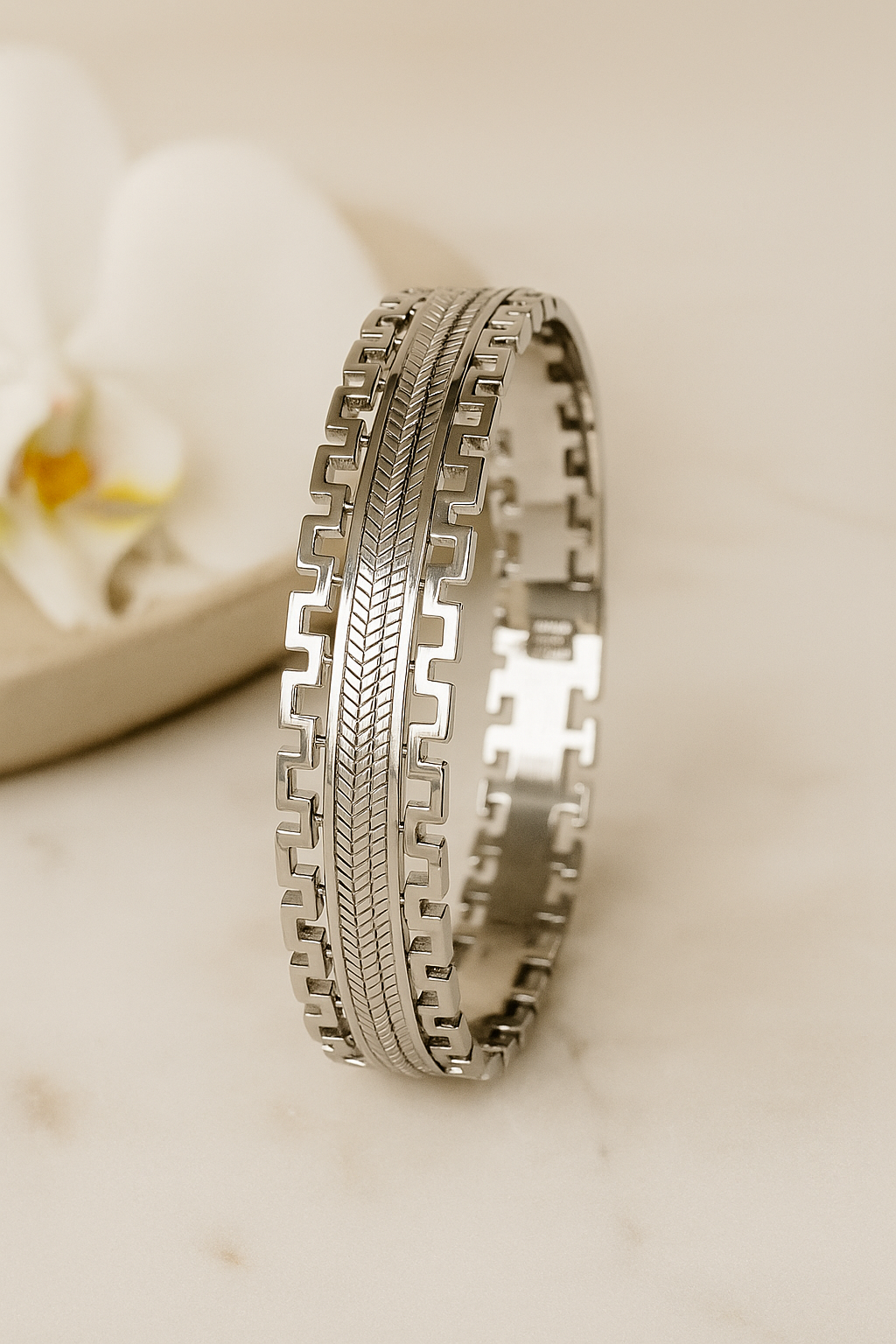 Intricate Geometric Patterns Bracelet