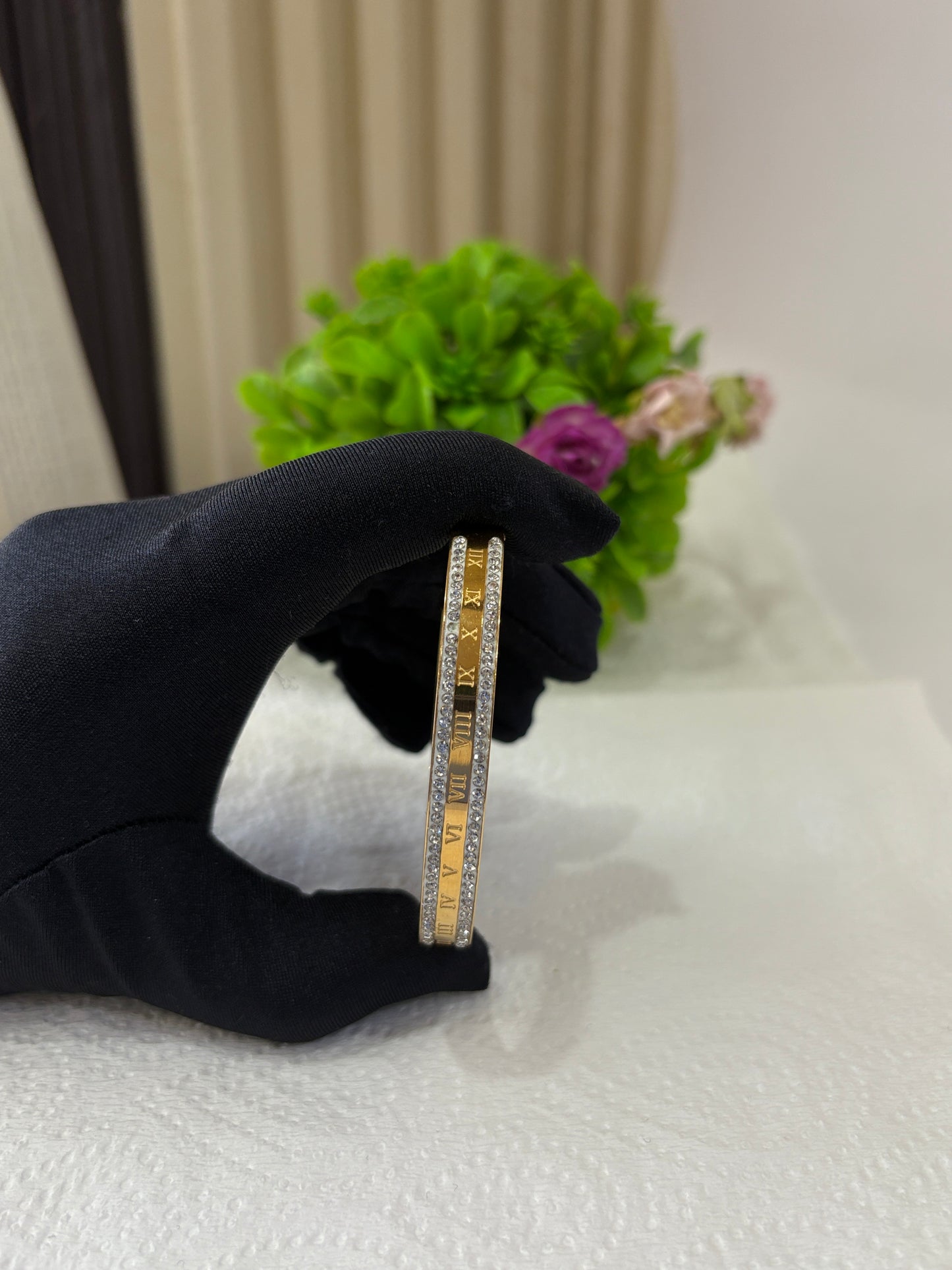 AD Roman Numeral Bracelet