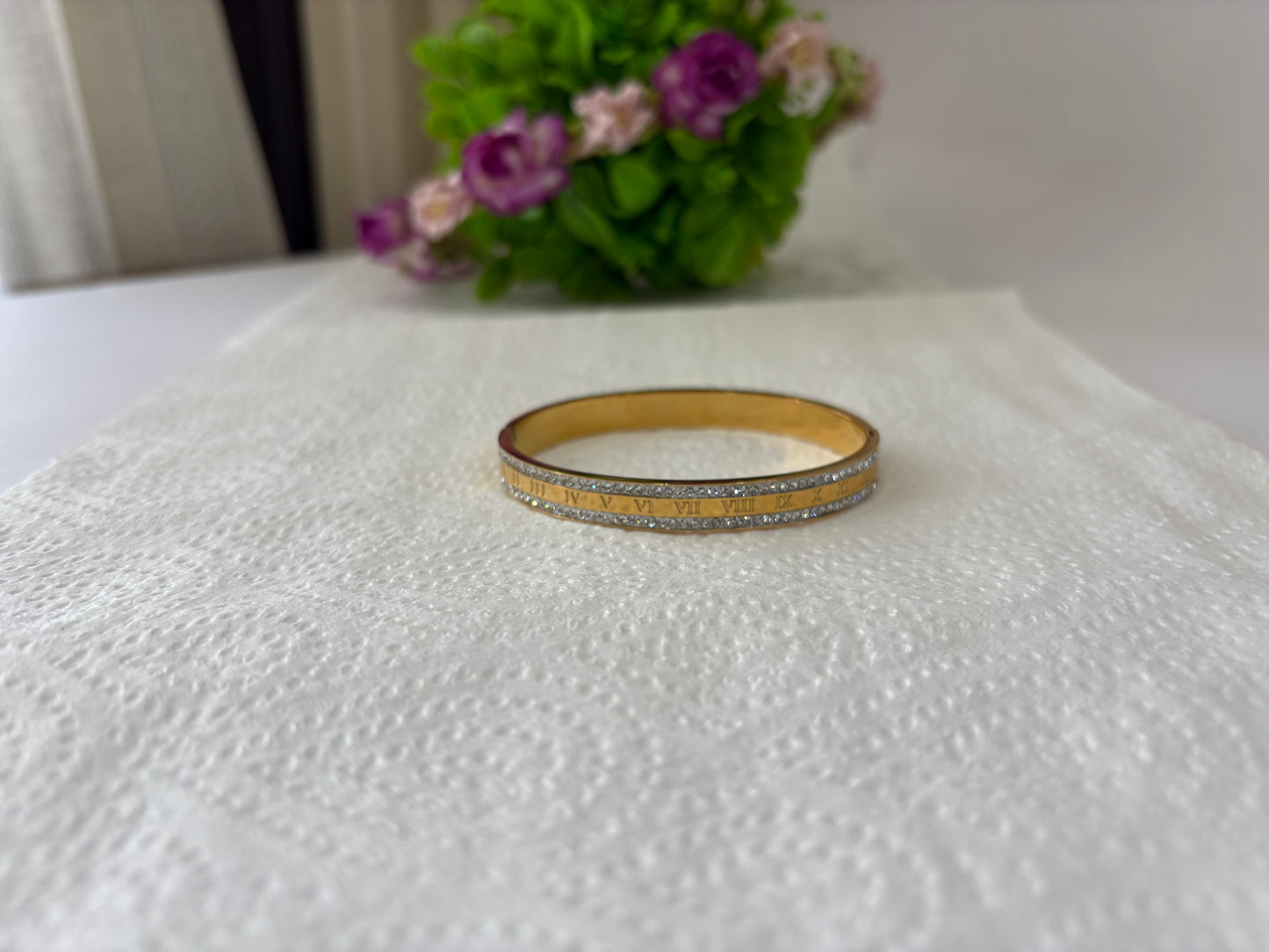 AD Roman Numeral Bracelet