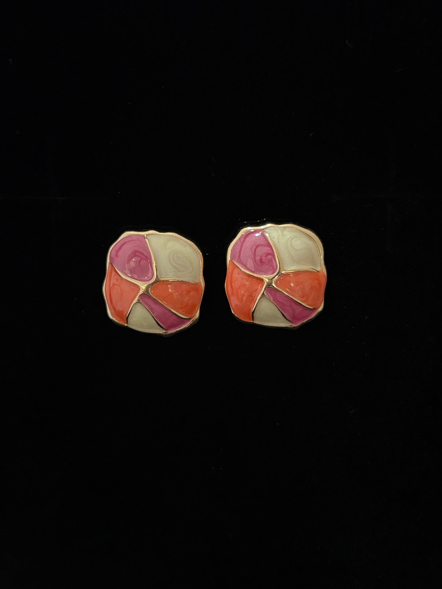 Pink & White MOP Blush Earrings