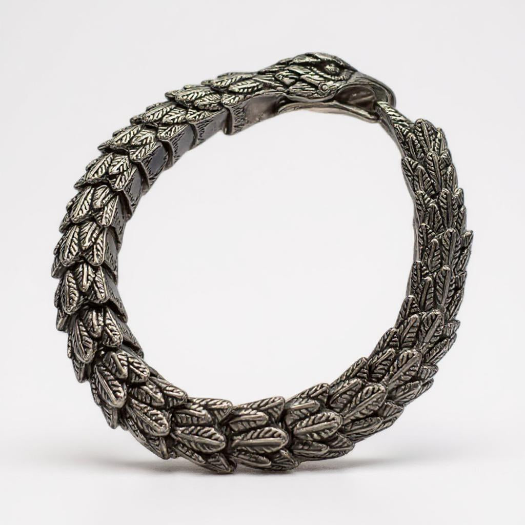 Viking Eagle Head Pure Titanium Premium Steel Bracelet