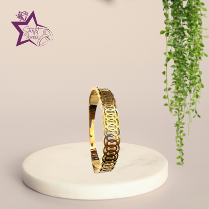 Elegant Designer Cutout Bracelet