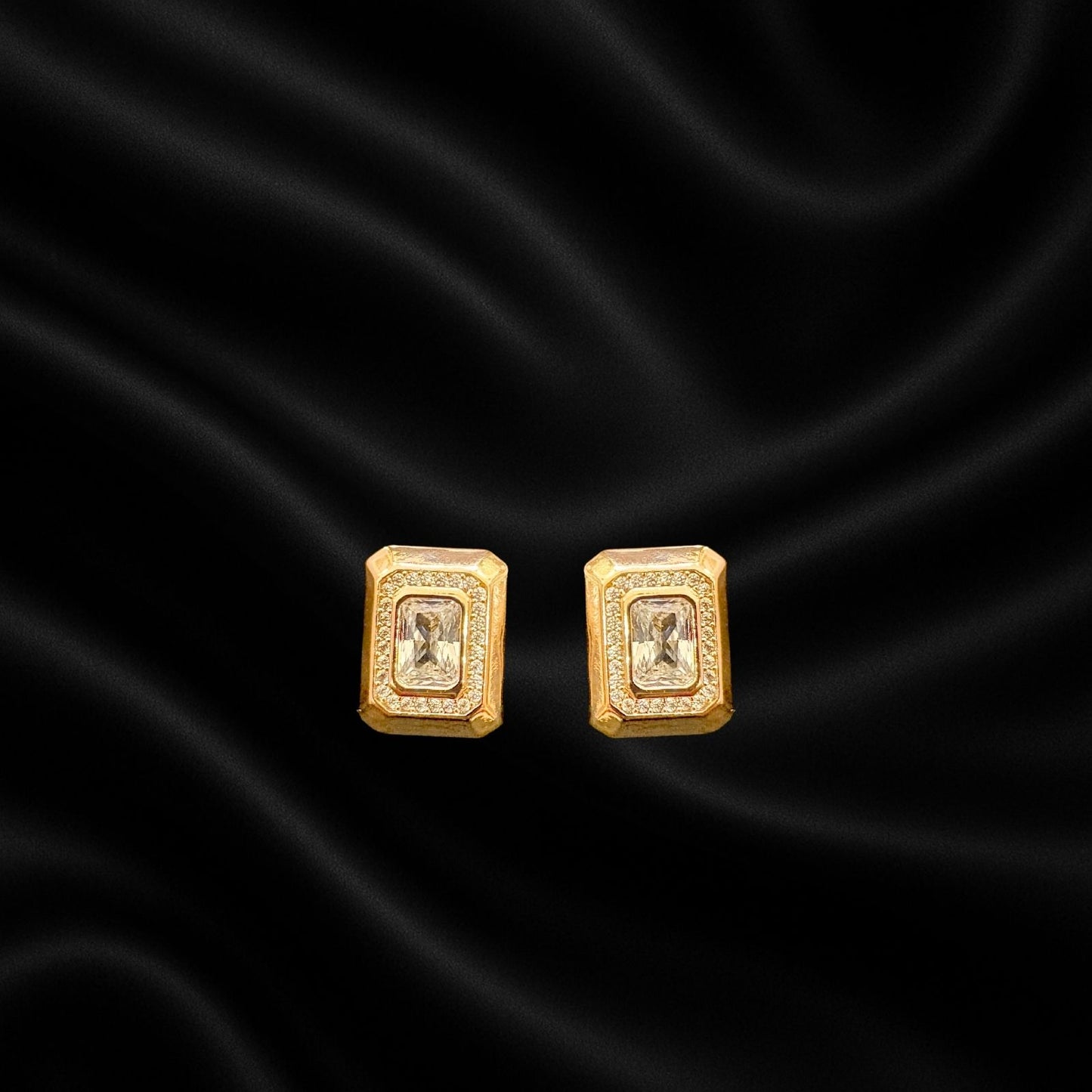 Gold-Plated Stud Earrings for Women