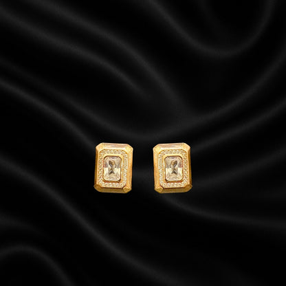 Gold-Plated Stud Earrings for Women