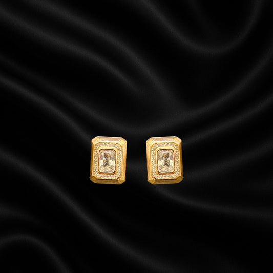 Gold-Plated Stud Earrings for Women
