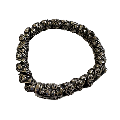 GHOST HEAD - Titanium Steel Bracelet, Skull Head Bracelet for Men & Boy