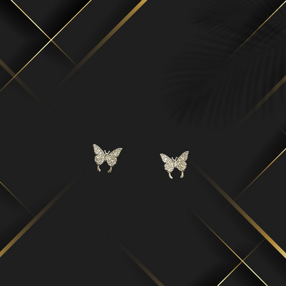 Small Butterfly Earrings for Girls