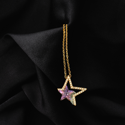 Swarovski Stone Star Pendant Necklace