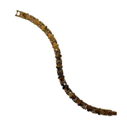 Unisex Premium Ceramic Chain Bracelet | Golden