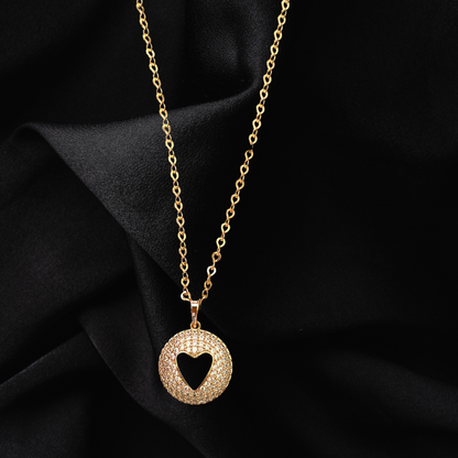 Hollow Shape Pendant Chain