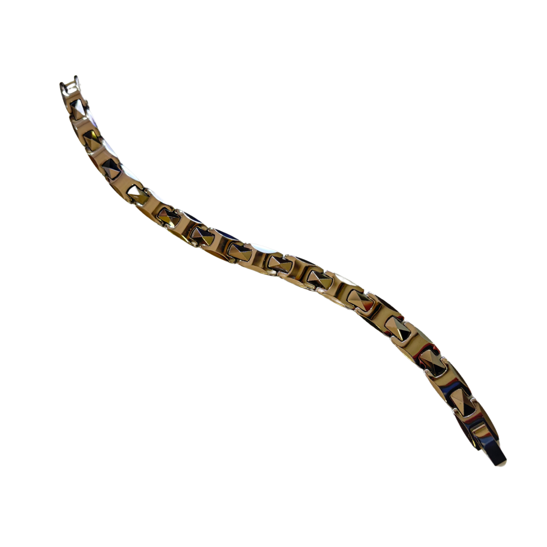 Unisex Premium Ceramic Chain Bracelet | Silver