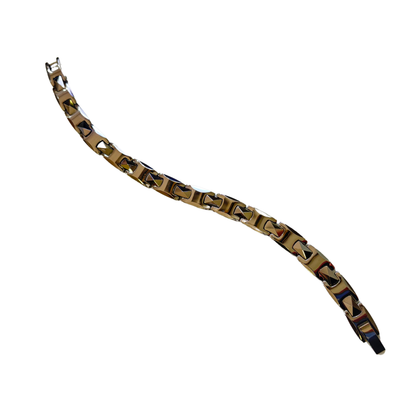 Unisex Premium Ceramic Chain Bracelet | Silver