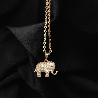 Lucky Charm Elephant Necklace