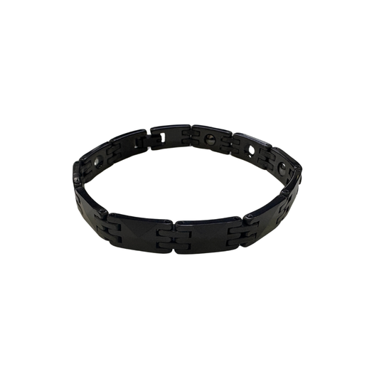 Unisex Premium Ceramic Chain Bracelet | Black
