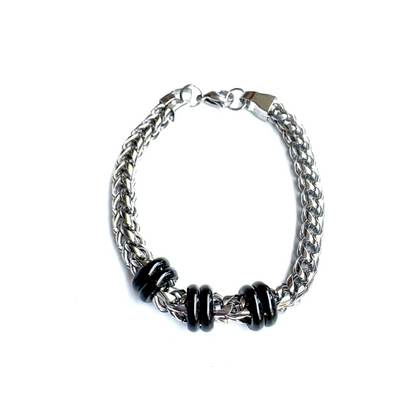 Men's Classic Chain Bracelet with Beads