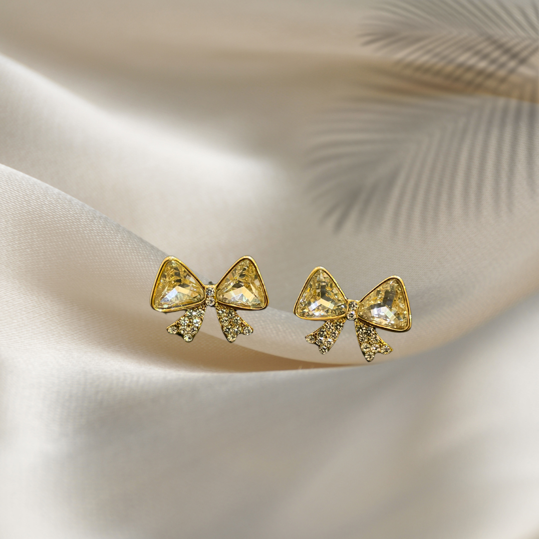 Small Bow Shaped Earrings for Girls