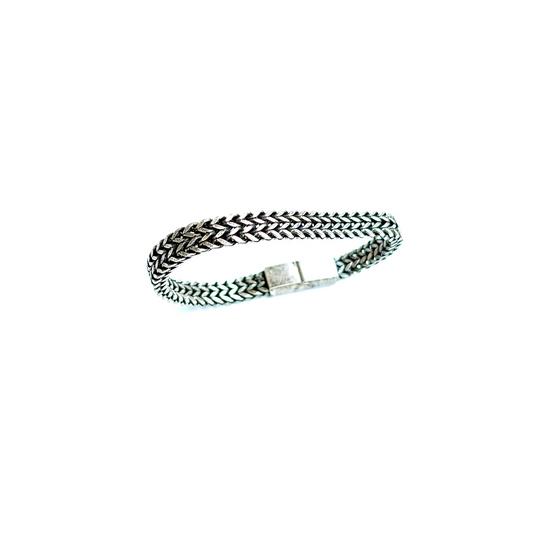 Men's Classic Chain Bracelet with Magnetic Closure