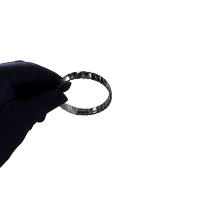 Unisex Premium Diamond Cut Ceramic Cuff Bracelet