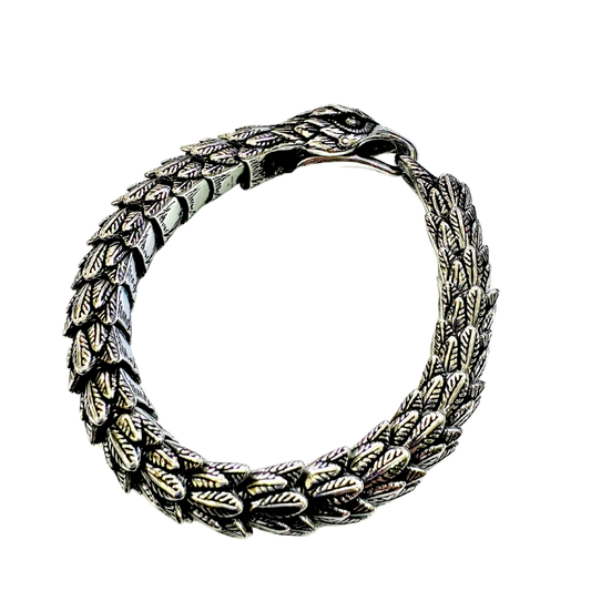 Viking Eagle Head Pure Titanium Premium Steel Bracelet