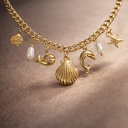 Elegant Two-Tone Twisted Rope Necklace