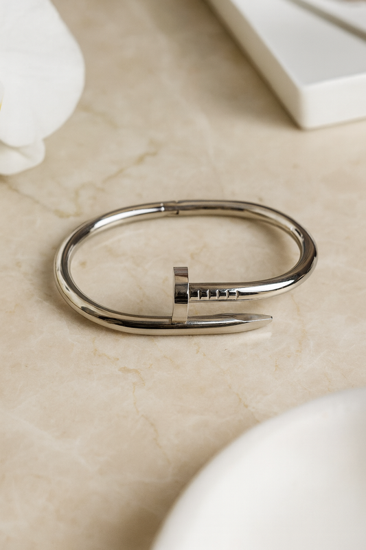 Cartier-Inspired Nail Cuff Bracelet